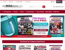 Tablet Screenshot of mymagstore.com